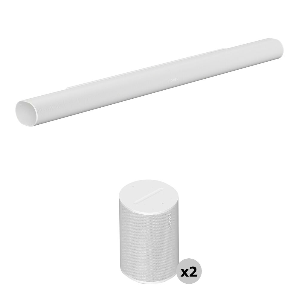 

Комплект из звуковой панели Sonos Arc Ultra и двух колонок Era 100 (белый)