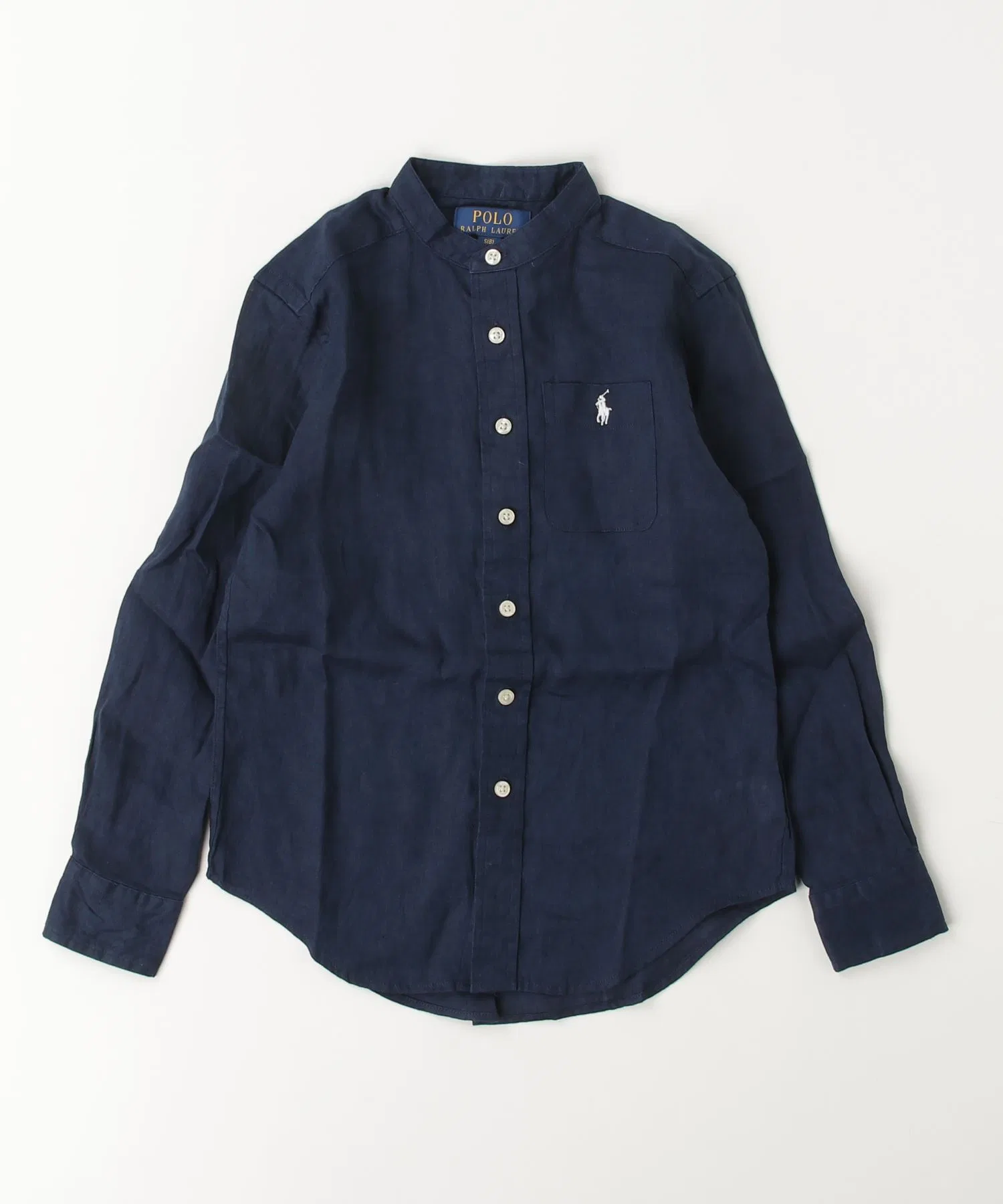 Детская рубашка POLO RALPH LAUREN CHILDRENSWEAR из льна — фото 3