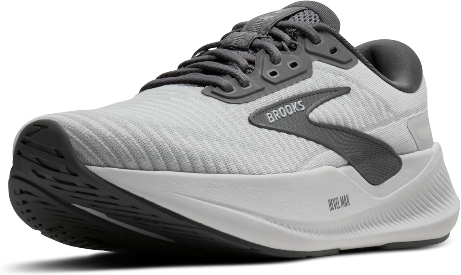 

Мужские кроссовки Brooks Revel Max нейтральные для бега и ходьбы, Oyster Mushroom/Poppy Seed