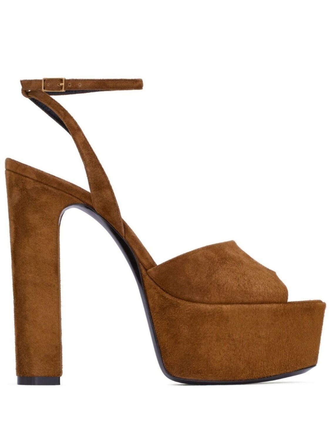 

Saint Laurent босоножки Jodie 150 на платформе, коричневый