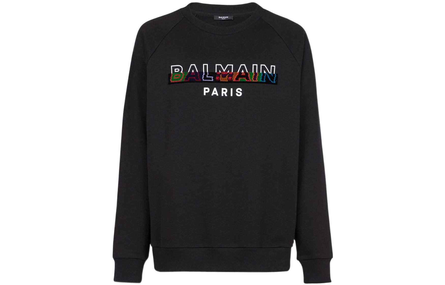 

Свитер мужской черный BALMAIN