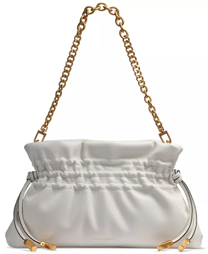 

Кожаный клатч Southold с цепочкой Donna Karan New York, белый
