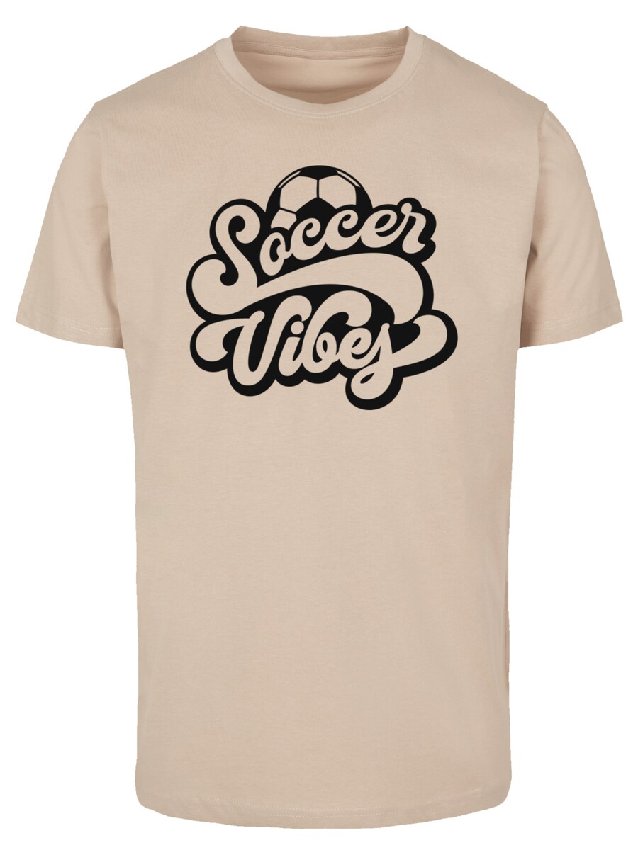 

Рубашка F4NT4STIC Soccer Vibes Typography Sporty Graphic, песочный