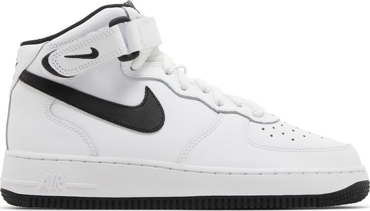 

Кроссовки Air Force 1 Mid LE GS 'White Black', белый