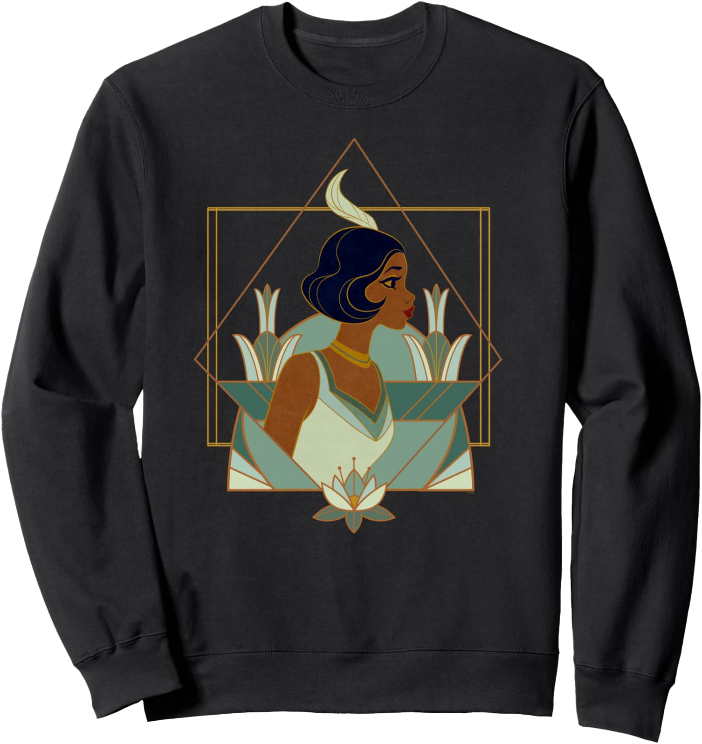 

Толстовка в стиле ар-деко с изображением принцессы Тианы из мультфильма Диснея, черная Disney, Черный, Толстовка в стиле ар-деко с изображением принцессы Тианы из мультфильма Диснея, черная Disney