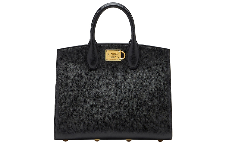 

Кожаная сумка FERRAGAMO мужская черная