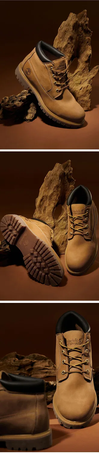 Мужские водонепроницаемые ботинки-чукка Premium Lace Wheat от Timberland — фото 2