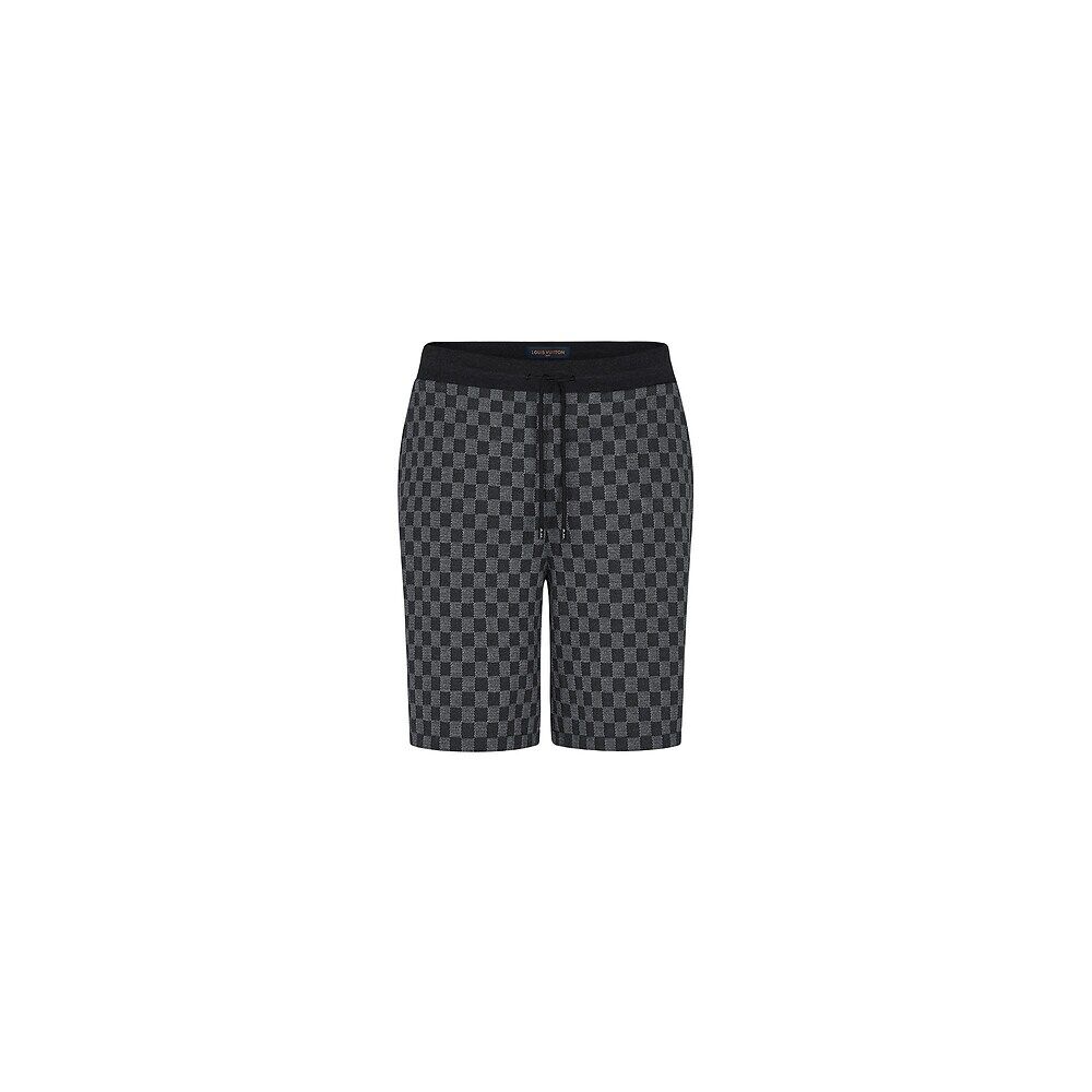 

Жаккардовые шорты Damier Louis Vuitton, серый