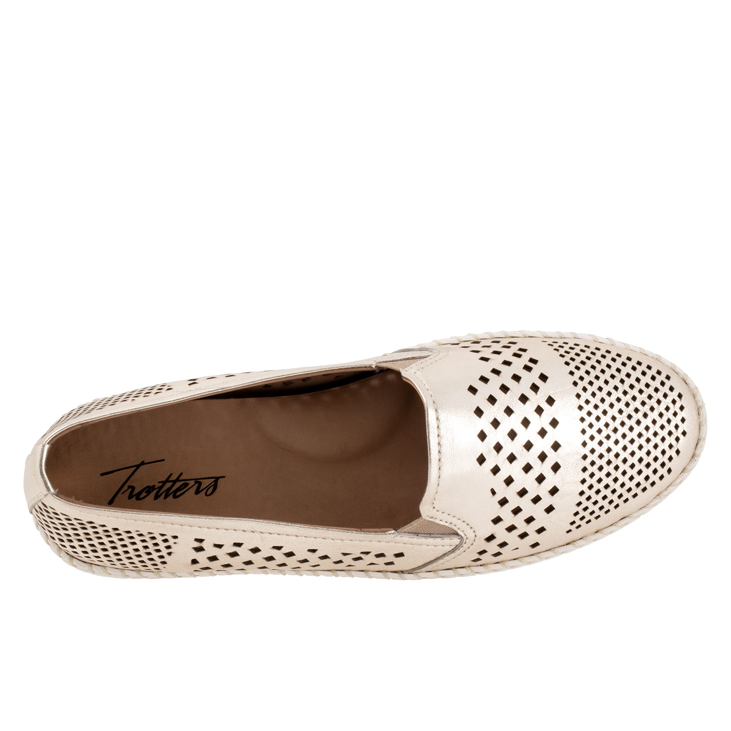 Лоферы Trotters Royal, Gold Metallic — фото 2