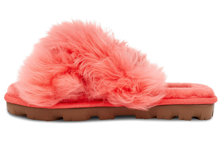 Горки женские ярко-кораллово-красные Ugg
