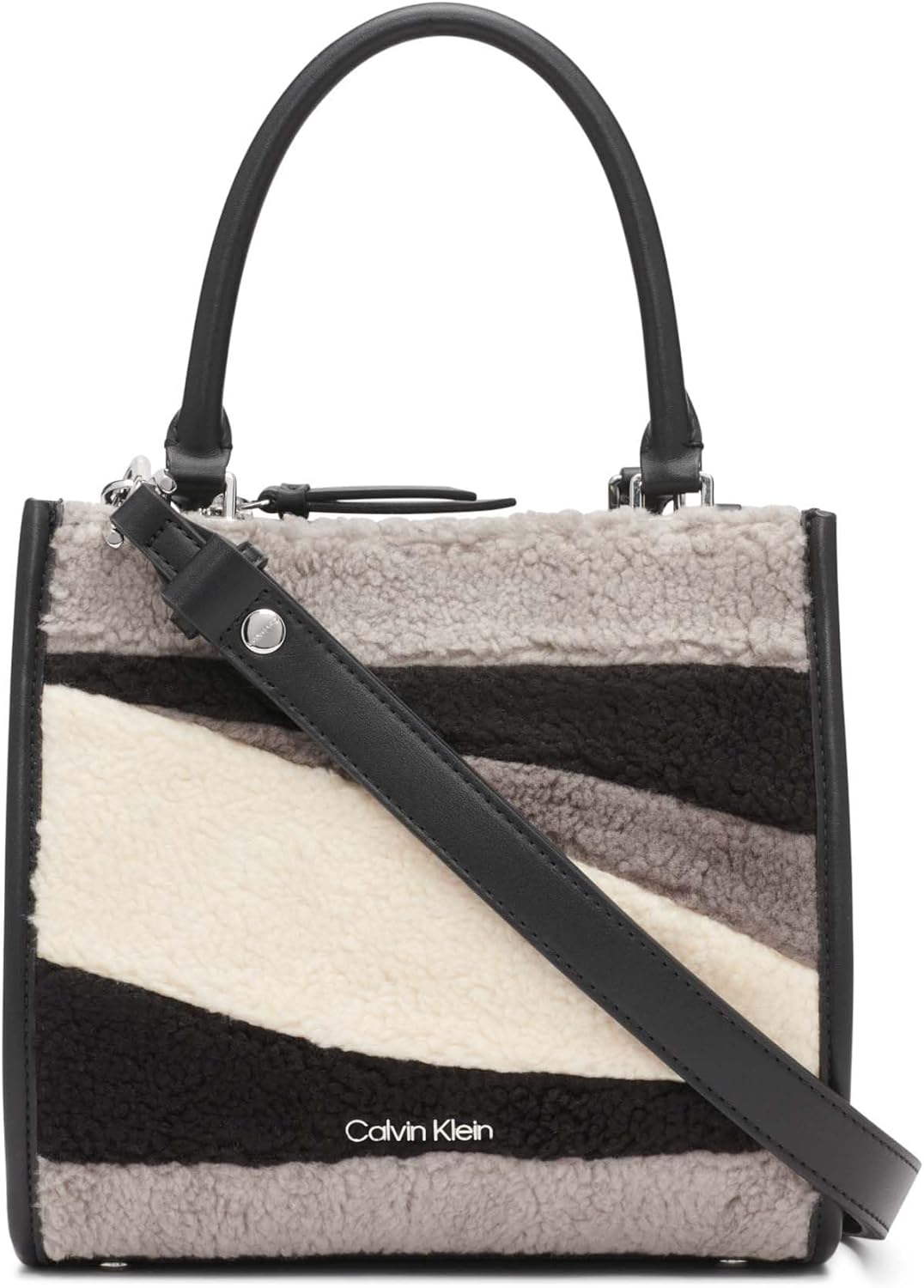 

Женская сумка-кроссбоди Calvin Klein Sophia с тремя отделениями, Black/Stone Multi, Черный, Женская сумка-кроссбоди Calvin Klein Sophia с тремя отделениями, Black/Stone Multi