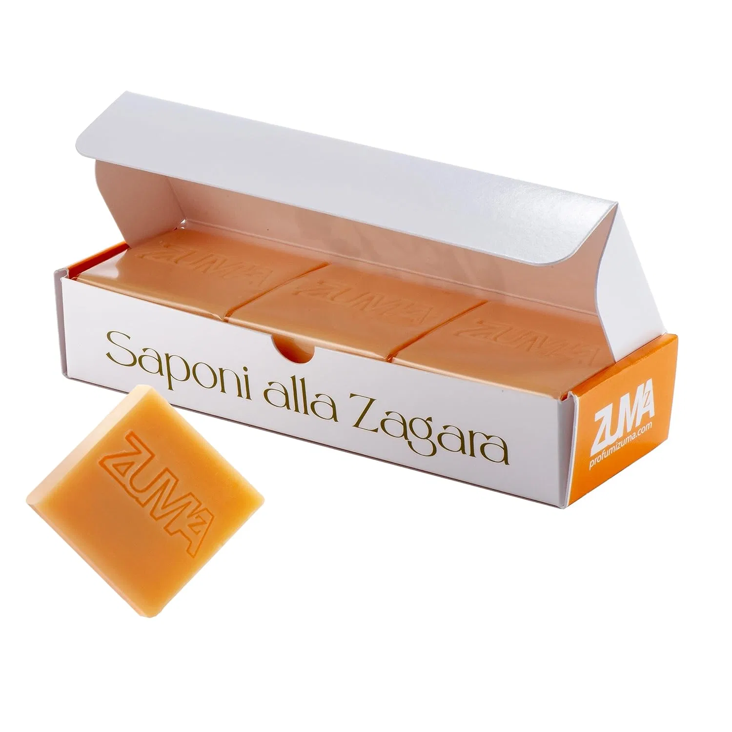 Натуральное ароматизированное мыло Profumi Zuma Zagara di Sicilia, 3 x 125 г Zuma, Zagara Di Sicilia