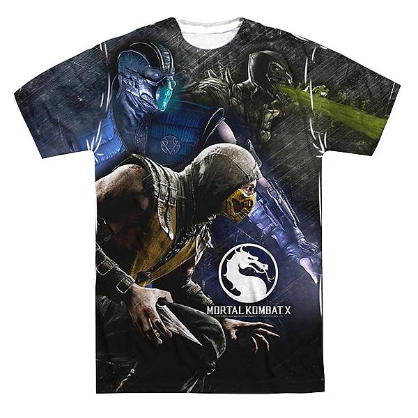 

Футболка mortal kombat x three of a kind с коротким рукавом Licensed Character