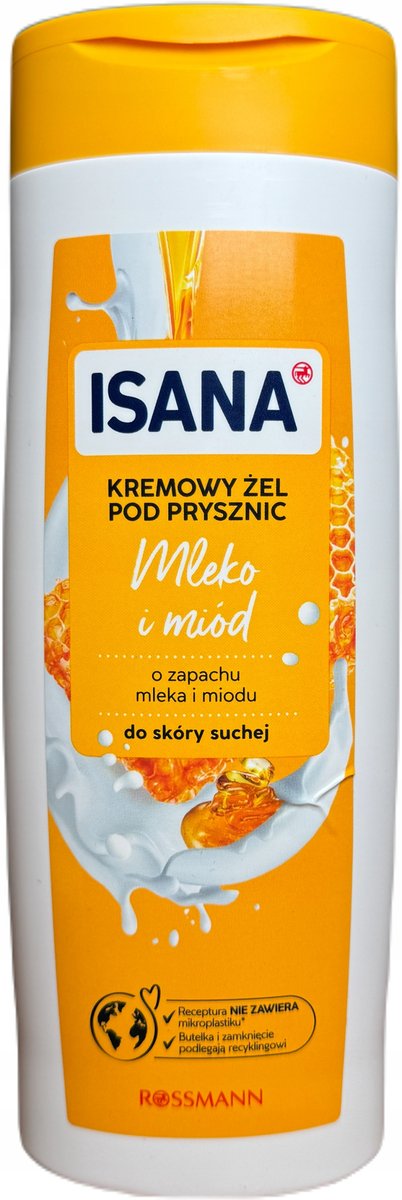 

ISANA Milk & Honey Creamy Shower Gel Молоко и мед 750 мл Большой