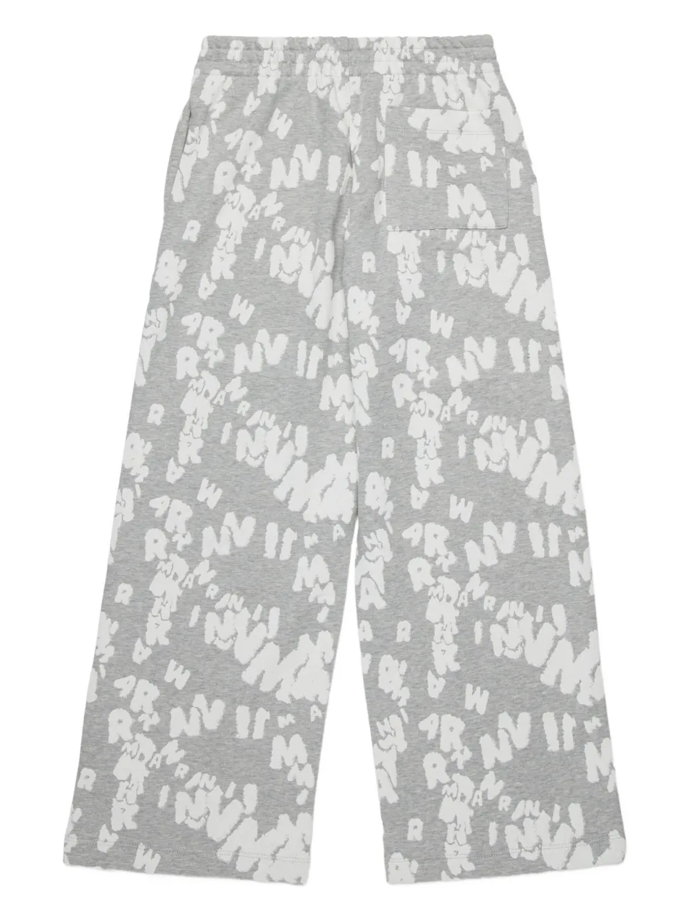 Спортивные брюки с эластичным поясом Marni Kids, серый — фото 2