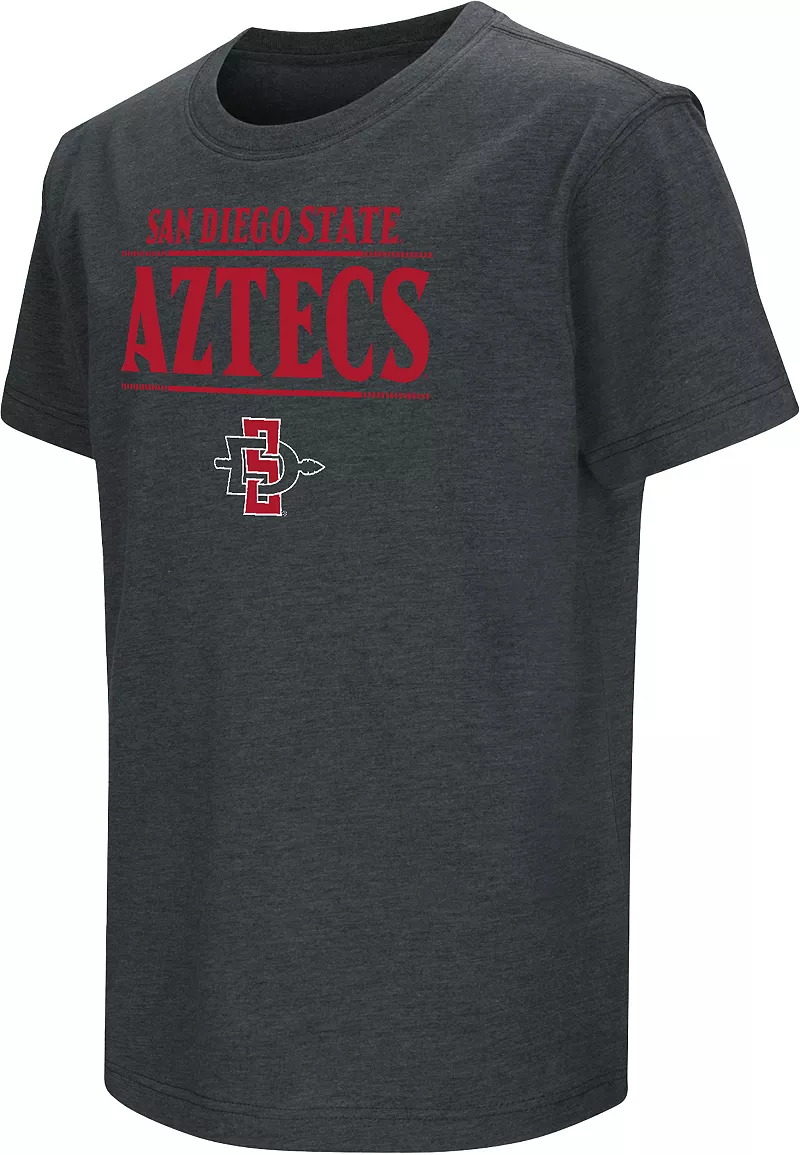 

Черная рекламная футболка Colosseum Youth San Diego State Aztecs