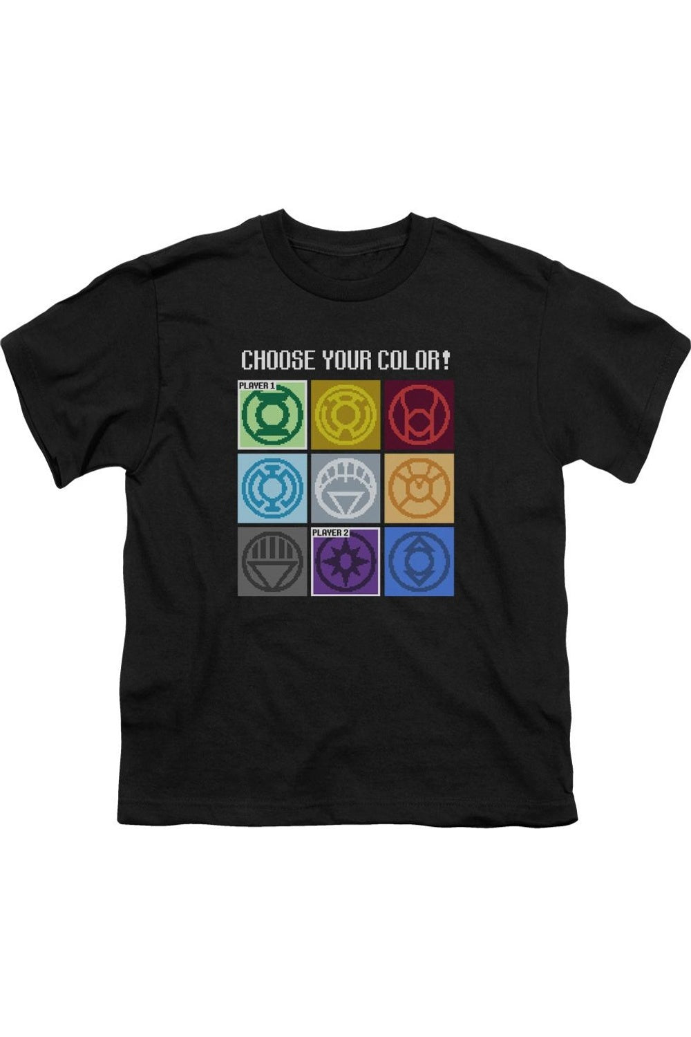 

Футболка DC Comics с коротким рукавом для подростков "Выбери свой цвет" Gildan, черный