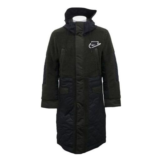 

Куртка sportswear sport pack synthetic fill parka for men green black Nike, черный
