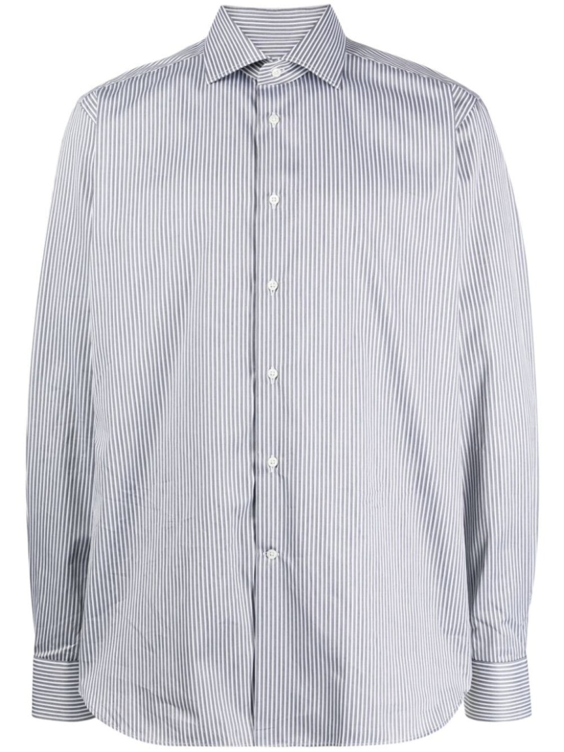 

Corneliani полосатая рубашка, серый