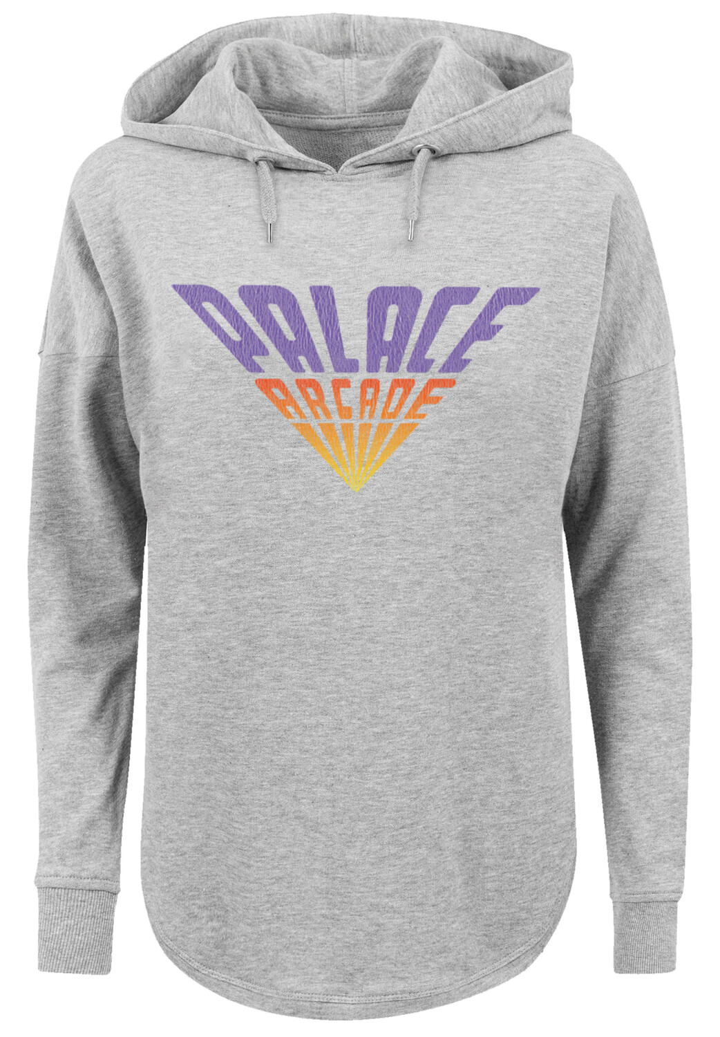 

Свитер F4NT4STIC Oversized Hoodie Stranger Things Palace Arcade Netflix TV Series, серый