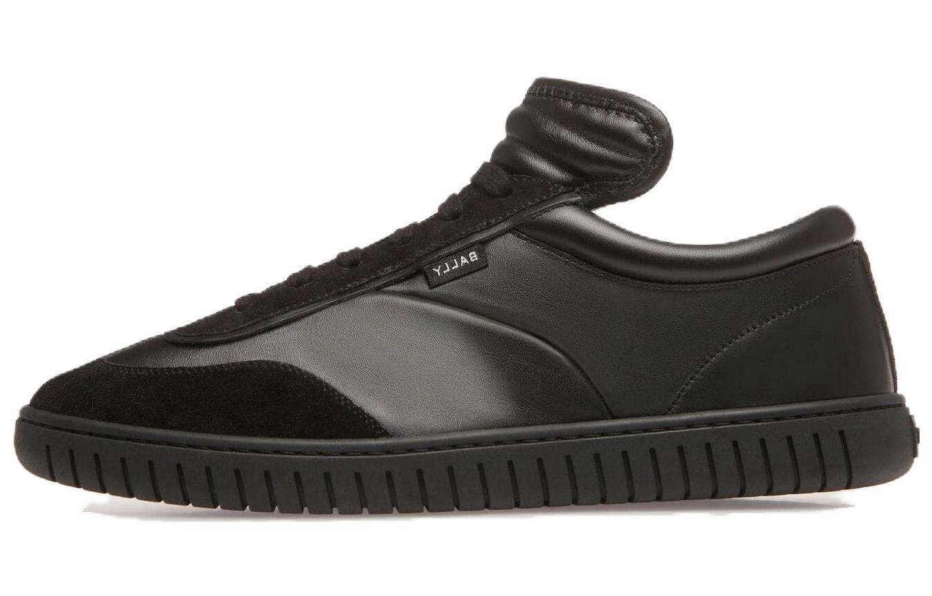 

Кроссовки BALLY Player Leather Low-top Sneakers, черный