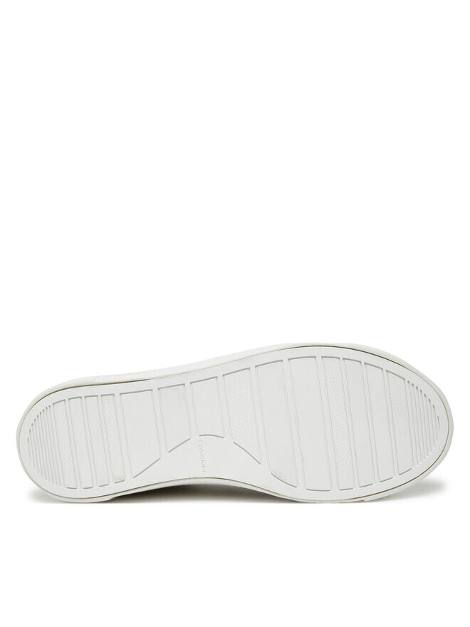 Кроссовки Calvin Klein Cupsole Lace Up W/Ml HW0HW02288 Écru, экрю — фото 4