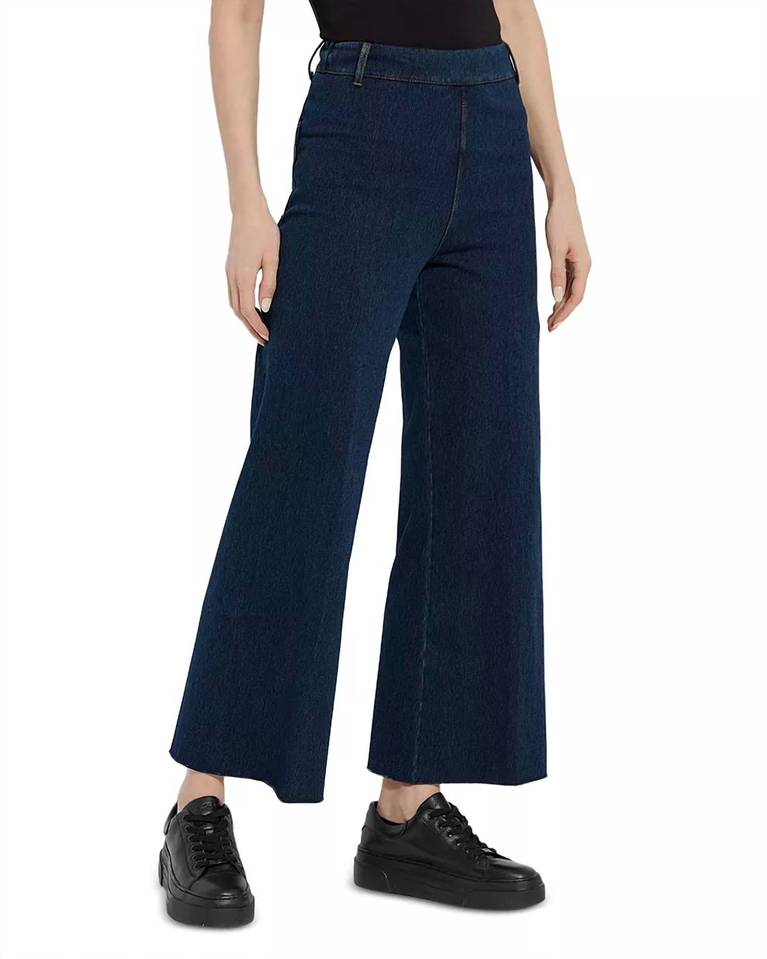 

Джинсы Erin Wide Leg цвета индиго Lysse
