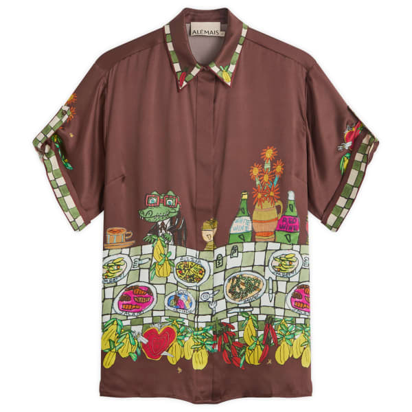 

Шелковая рубашка Фредо Alémais, Chocolate