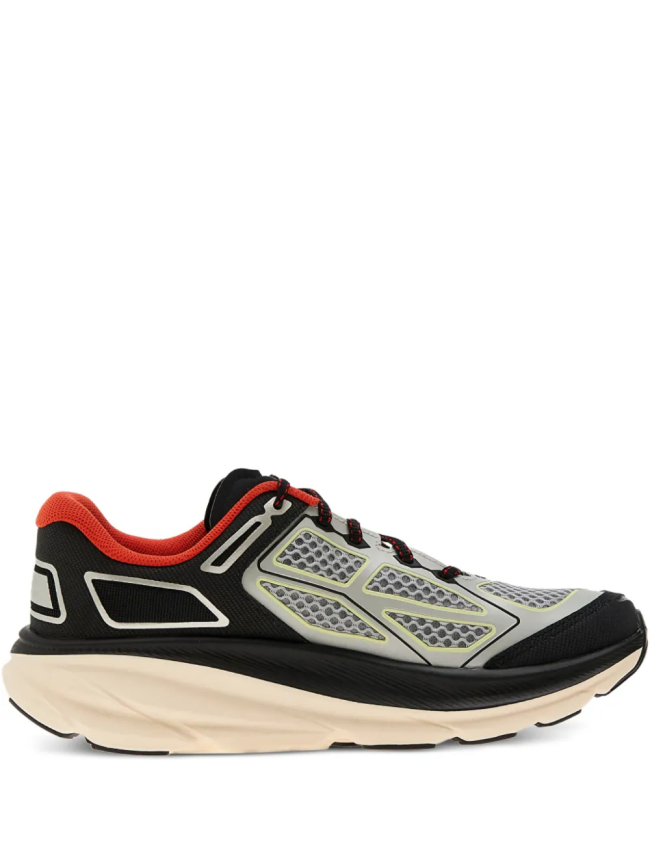 

HOKA кроссовки Clifton One9 с сетчатыми вставками, черный