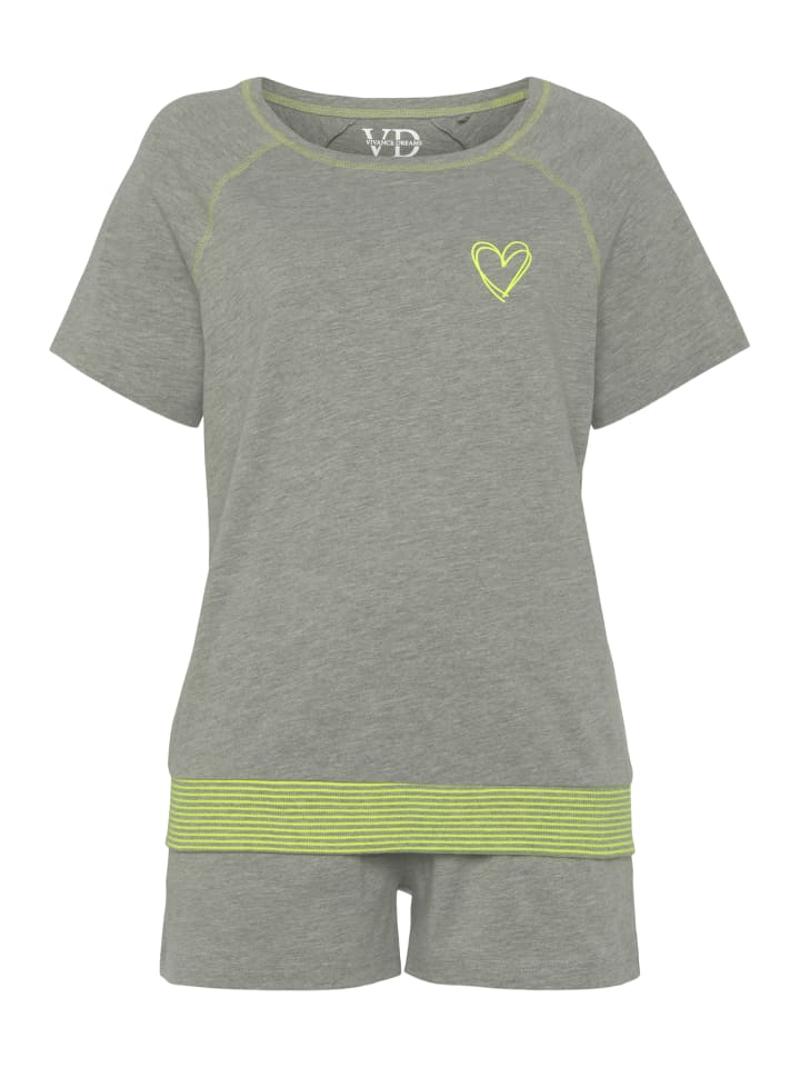 

VIVANCE DREAMS Короткие шорты светло-серого меланжа