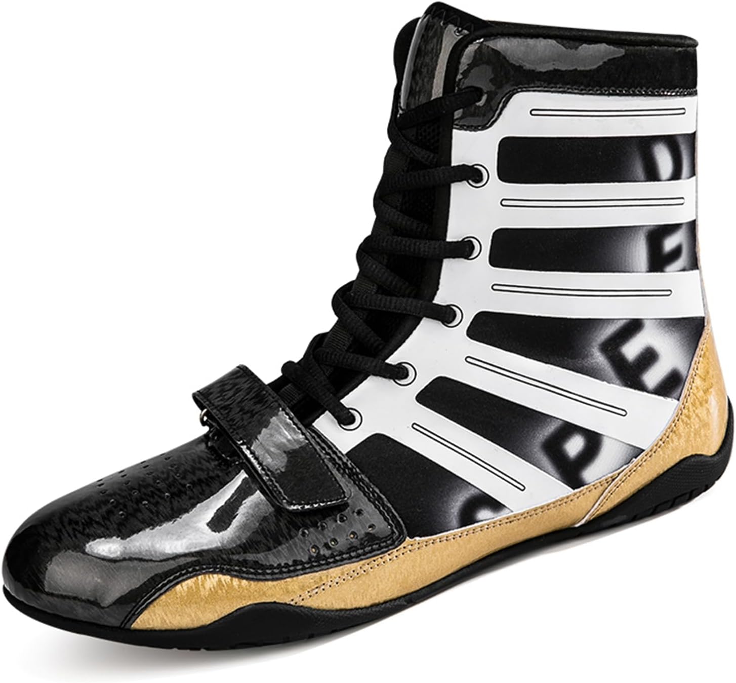 

Боксерские кроссовки Cmadolrs для мужчин и женщин, дышащие борцовские туфли для мужчин и женщин, тренировочные кроссовки для подростков, противоскользящие фитнес-кроссовки, белый/черный