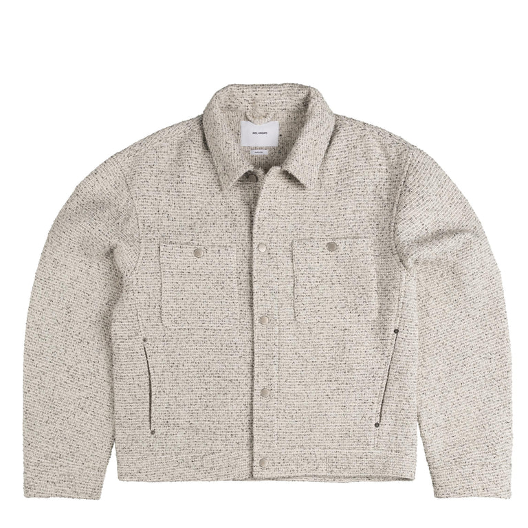 

Рубашка wyn boucle overshirt Axel Arigato, черный