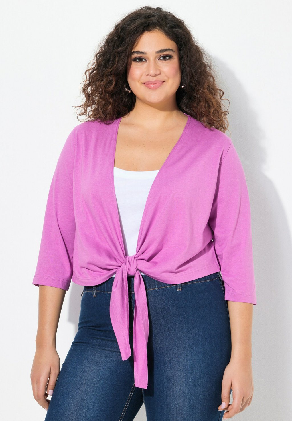 

Кардиган BOLERO Ulla Popken, розовый