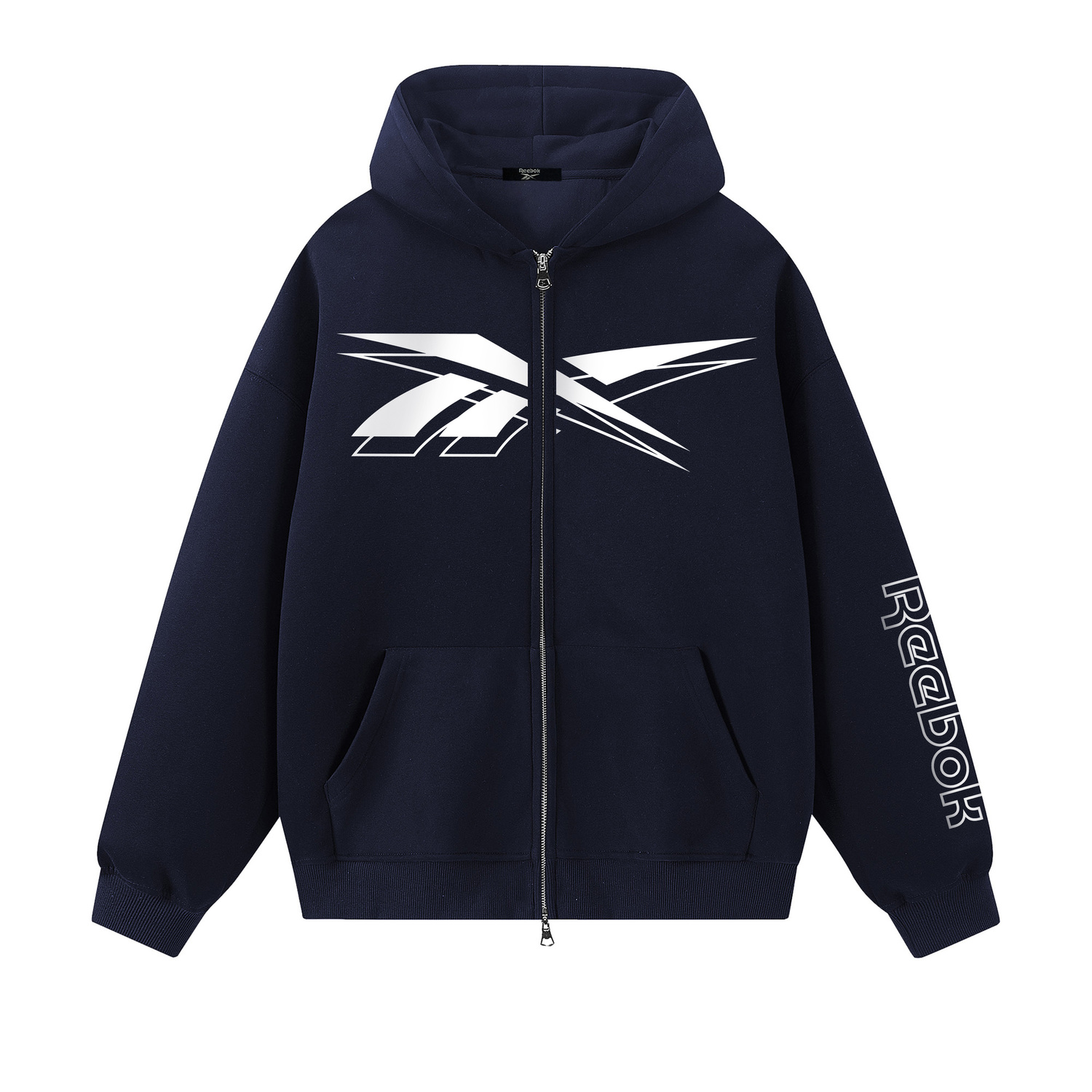 

Толстовка Unisex Hooded Moderate Cardigan Reebok, темно-синий