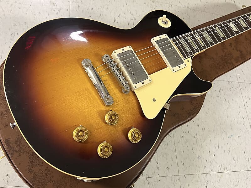 

Электрогитара 2022 Gibson Murphy Lab 1958 Les Paul Standard Reissue Ultra Light Aged Bourbon Burst