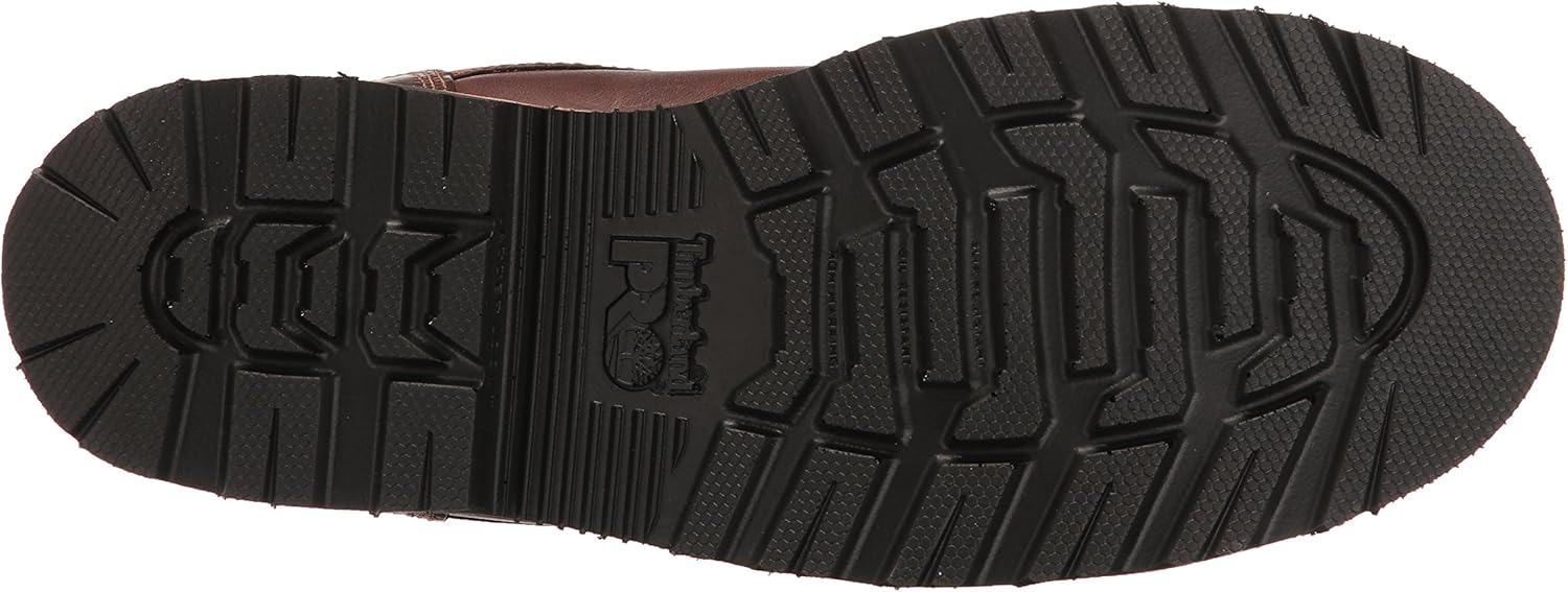 Timberland PRO мужские промышленные и строительные ботинки Ascender 6" с внутренней защитой плюсны и алюминиевым носком, Brown Full Grain Leather — фото 4