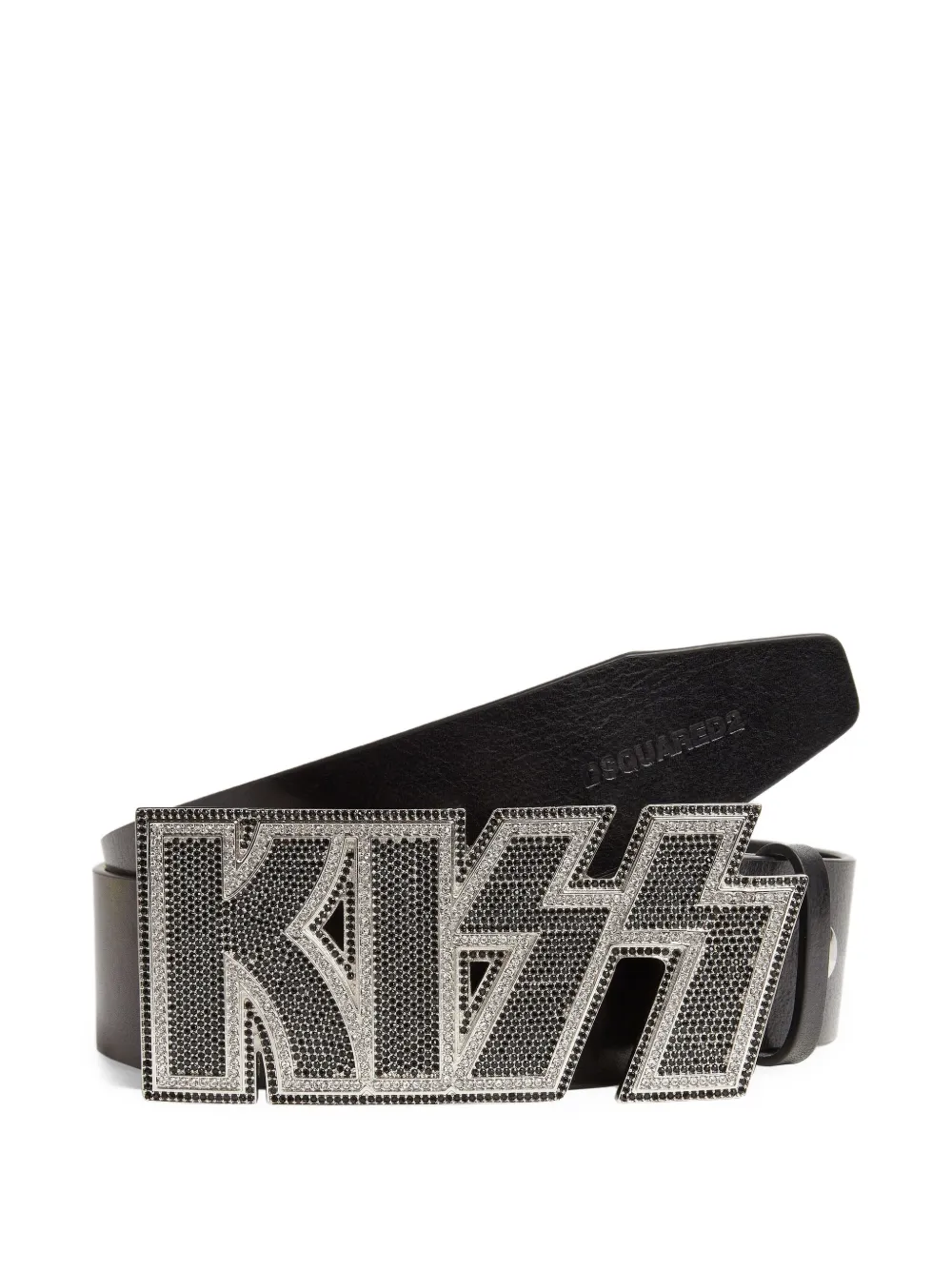 

Ремень со стразами Dsquared2, черный
