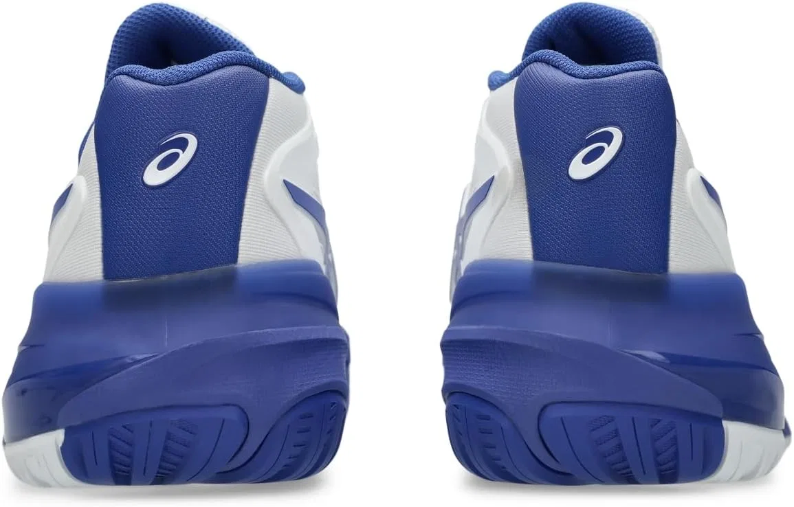Кроссовки теннисные ASICS, White/Dark Cobalt — фото 2