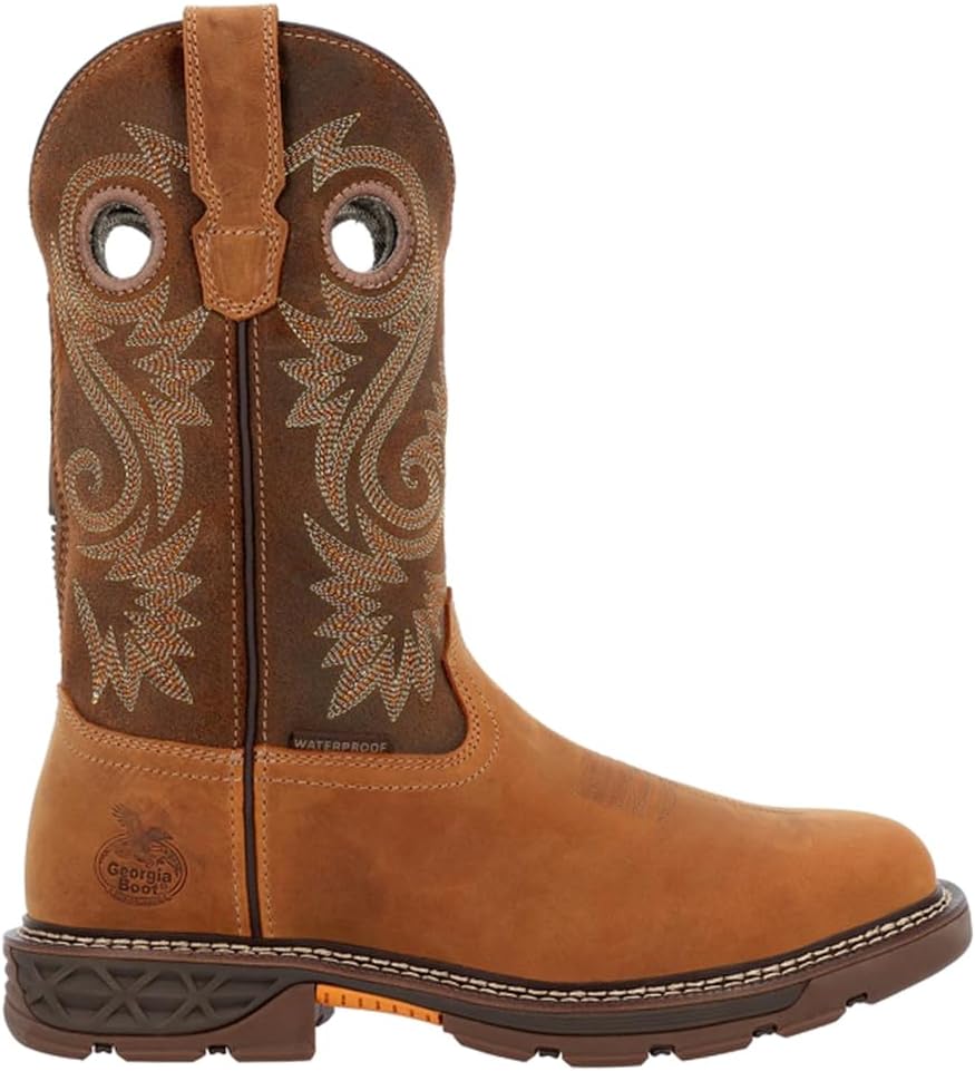 

Рабочие водонепроницаемые ботинки Georgia Boot Carbo-Tec FLX с алюминиевым носком и удобным креплением на голову, коричневый