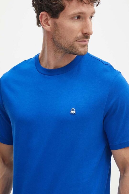 

Хлопковая футболка United Colors of Benetton, синий