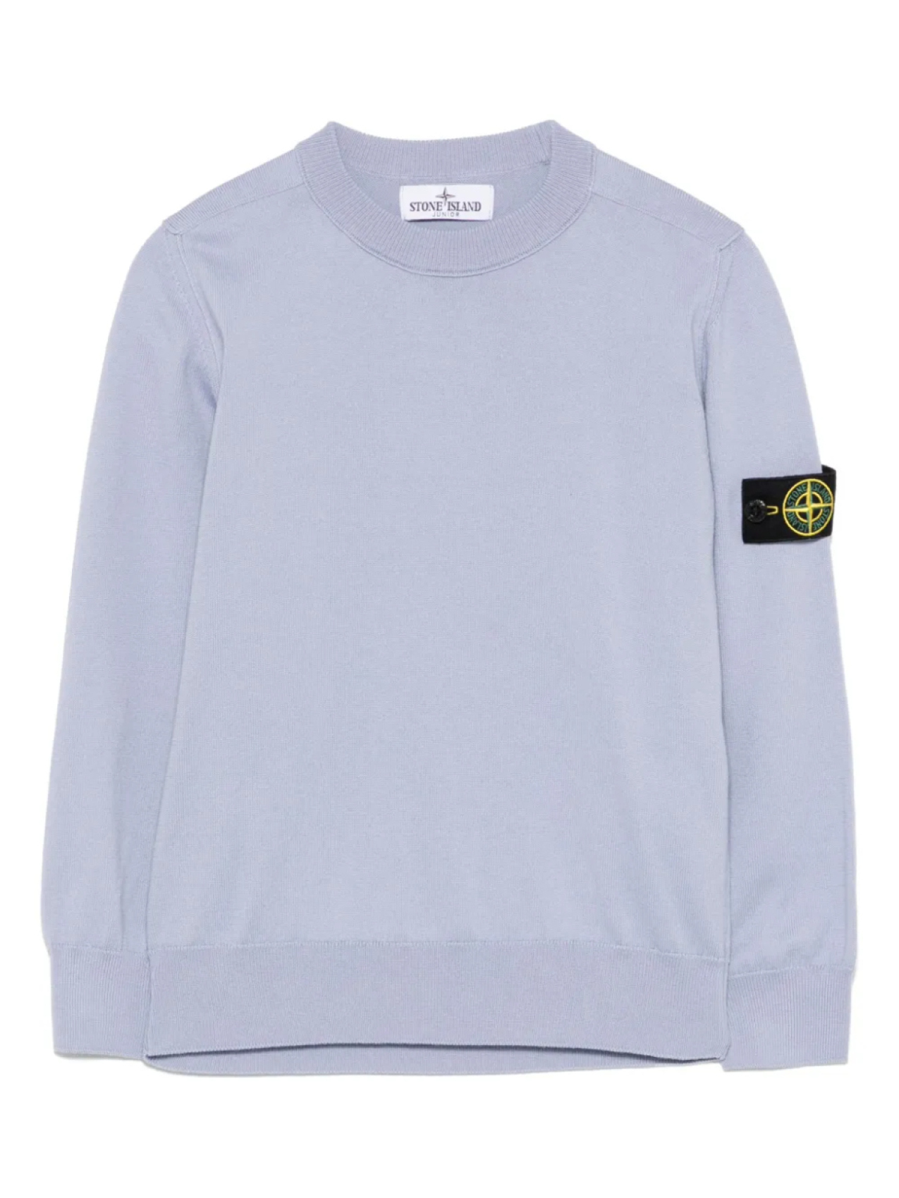 

Свитер с изображением компаса от Stone Island Junior, фиолетовый