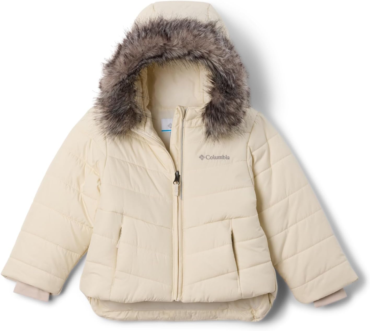 Куртка Katelyn Crest III Hooded Jacket от Columbia girls, Chalk — фото 4