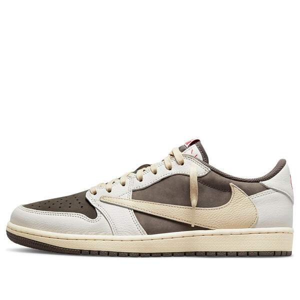 

Кроссовки 1 low og x travis scott 'reverse mocha' Air Jordan, мультиколор