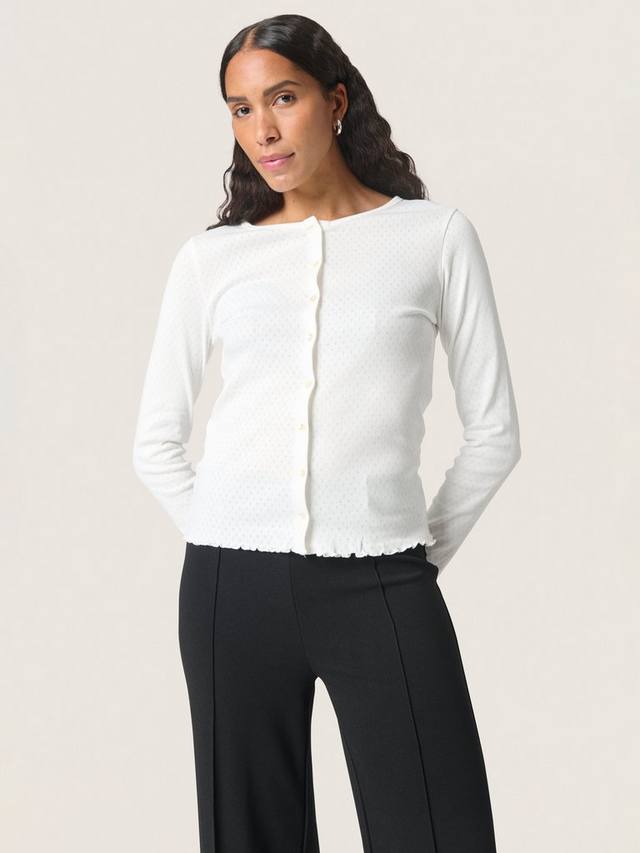 

Кардиган с подолом из листьев салата enola Soaked In Luxury, цвет Whisper White