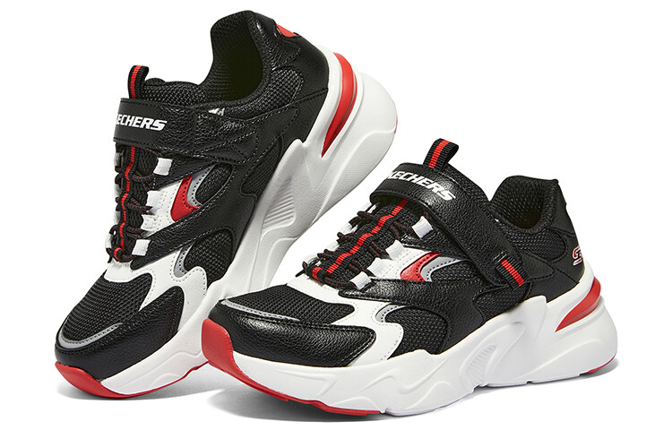 Кроссовки Skechers Kids Lifestyle Shoes GS Low-top Black/Red, черный/красный — фото 4