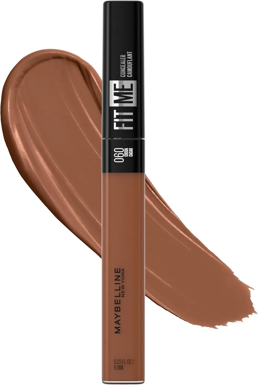 Консилер Maybelline New York Fit Me, жидкий, натуральное покрытие, масло-free, оттенок Cocoa, 1 шт