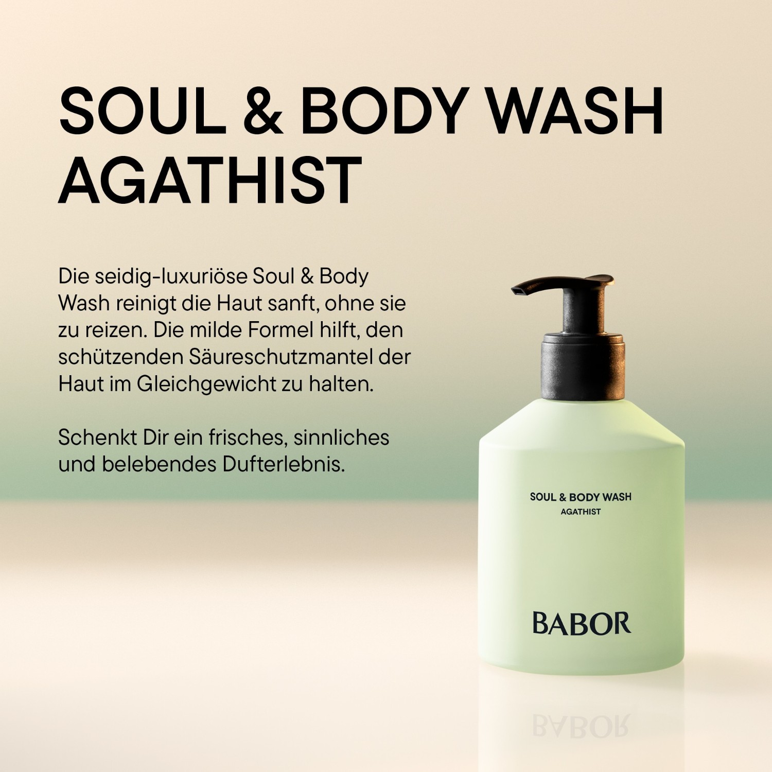Гель для душа body & soul wash agathist Babor, объем 250 мл — фото 4