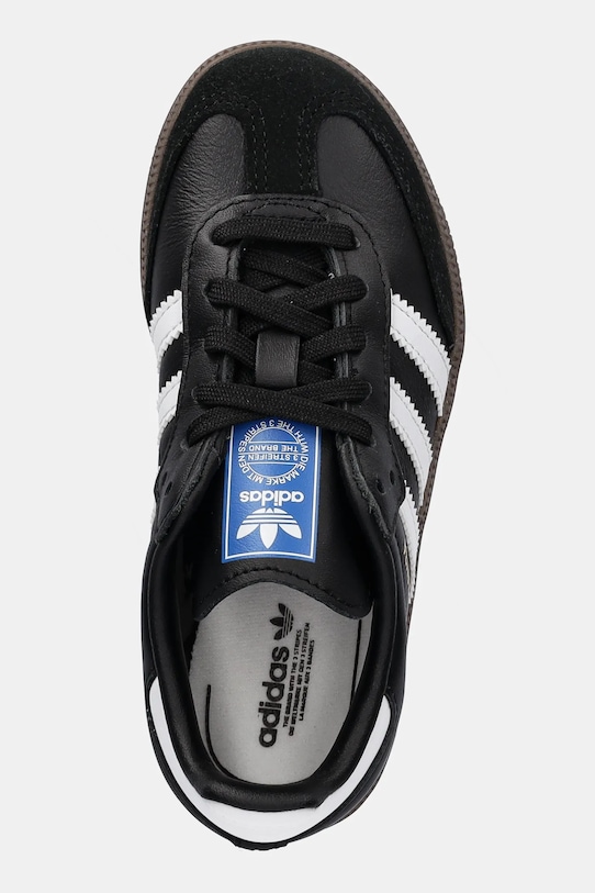Кожаные кроссовки Samba OG Adidas Originals, черный — фото 4