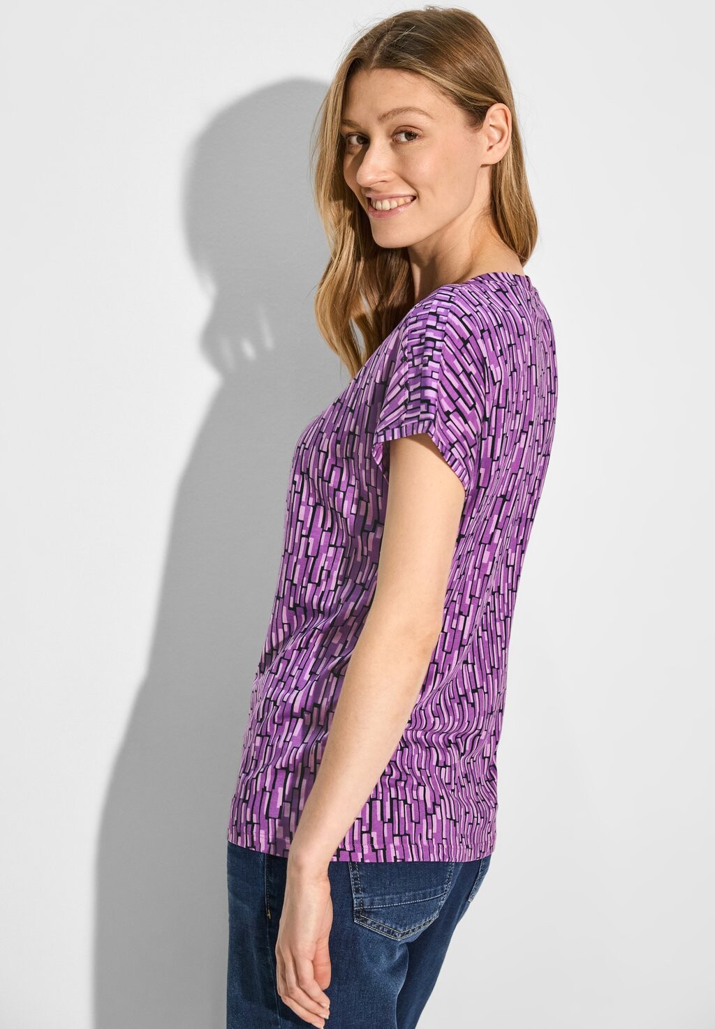 

Футболка с принтом Cecil, цвет Mottled Purple