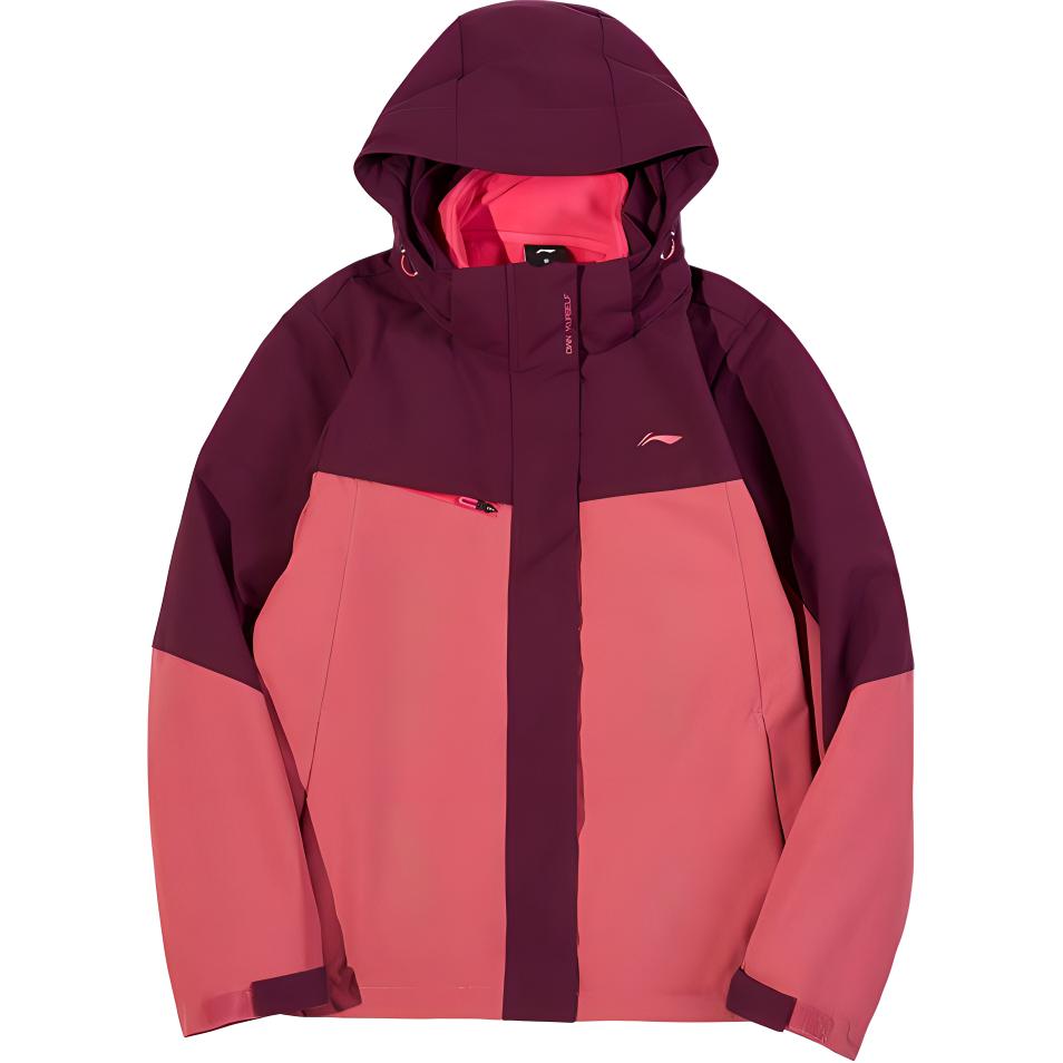 

LINING Пальто с бархатистой текстурой, Vivid Rose Red Twilight Purple